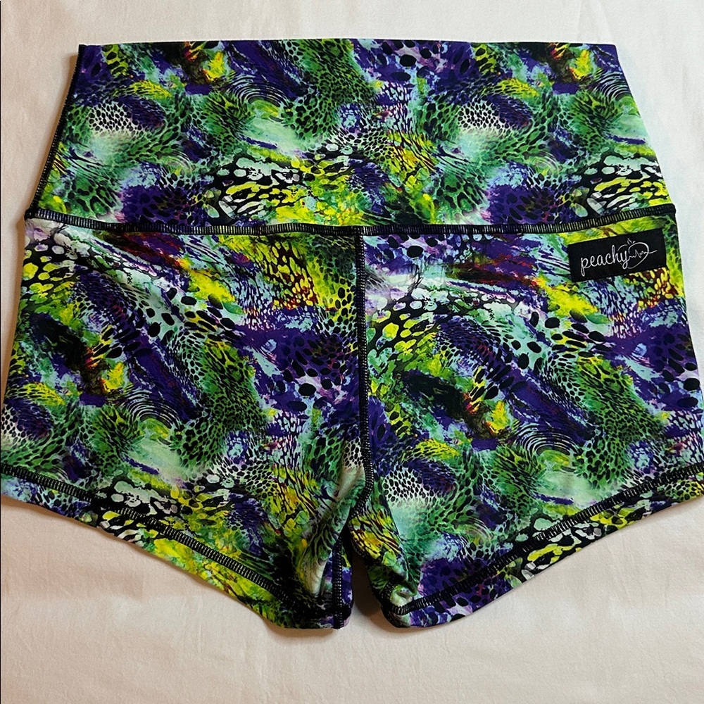 Peachy Athletic High Rise Shorts Size M